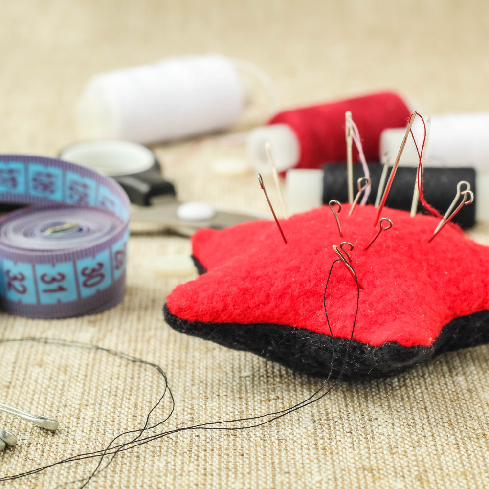 Agujas, alfileres e imperdibles