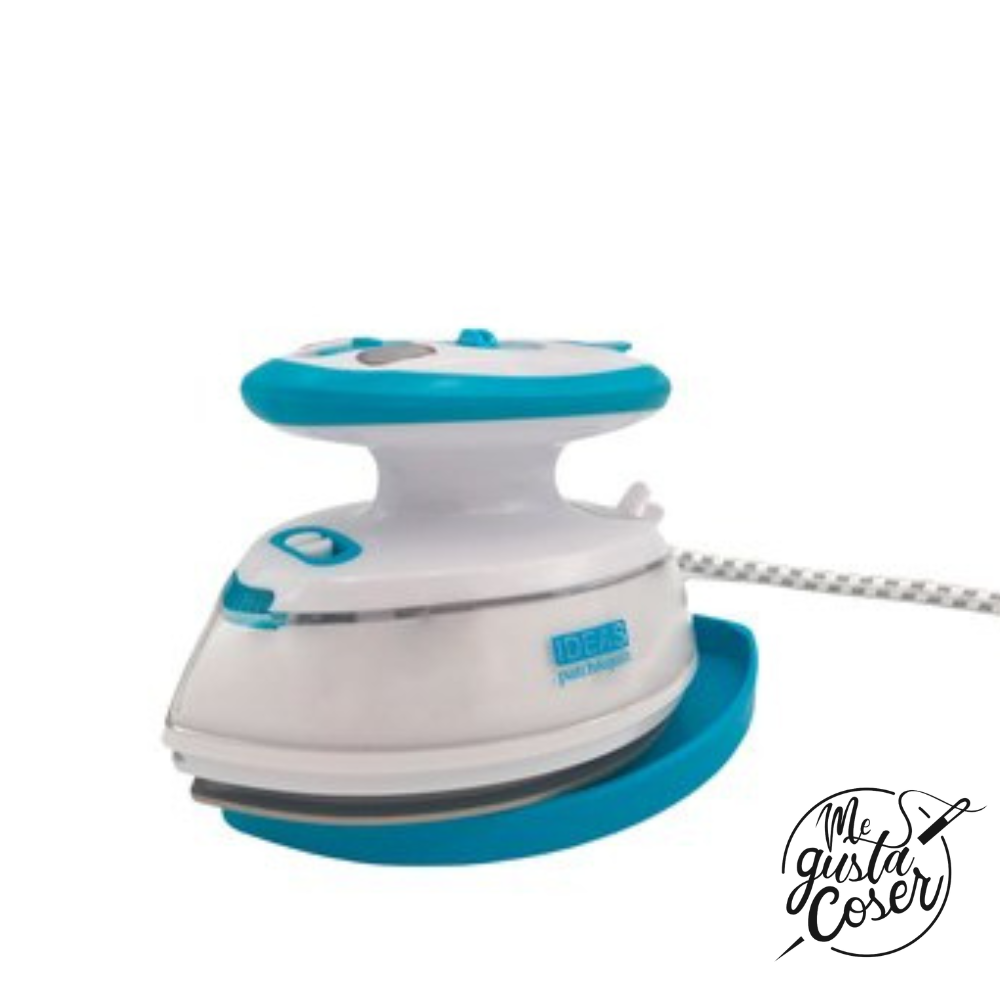 Mini plancha IDEAS de vapor 400W con base de sílice