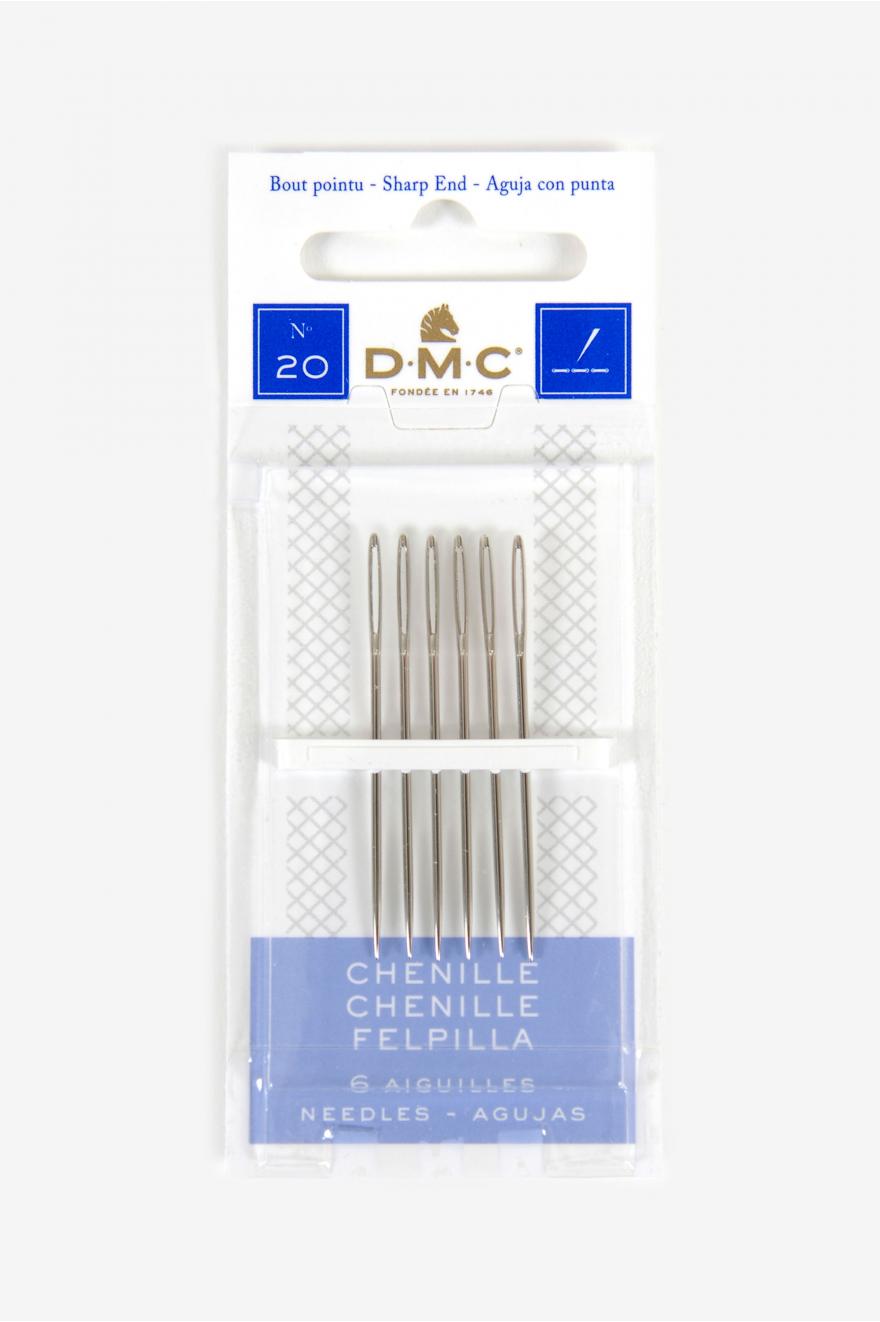 Agujas de Chenilla DMC | Para Bordado con Cintas, Hilos Gruesos y Lana