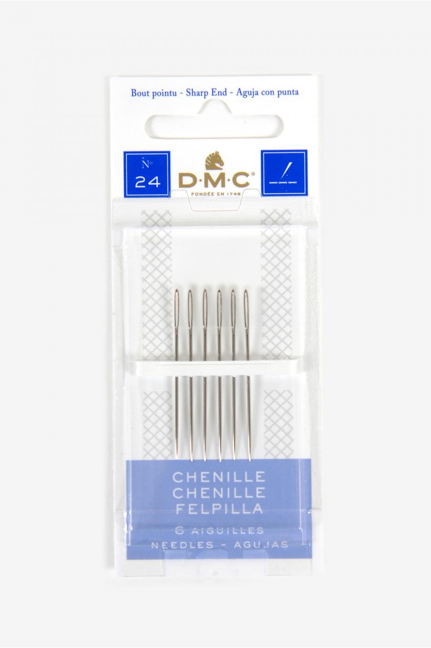 Agujas de Chenilla DMC | Para Bordado con Cintas, Hilos Gruesos y Lana