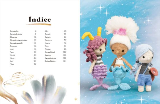 Muñecas del Zodiaco Tejidas a Ganchillo – 12 amigurumis inspirados en los signos zodiacales