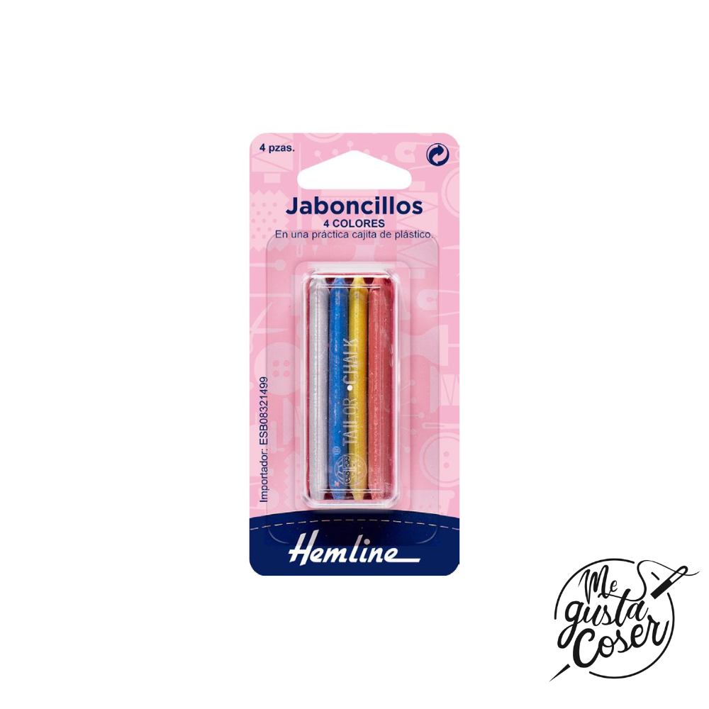 Jaboncillos 4 colores