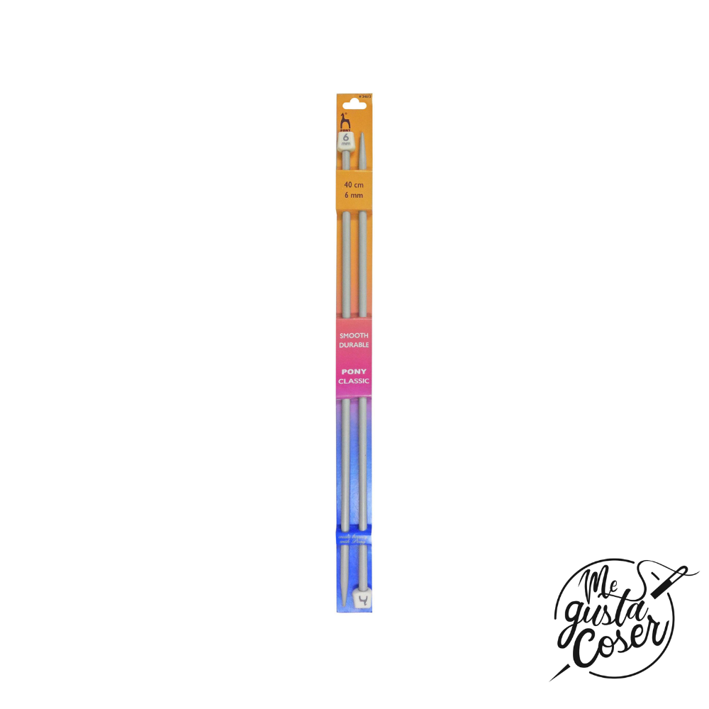 Agujas de tricotar de 40 cm de ABS tubular