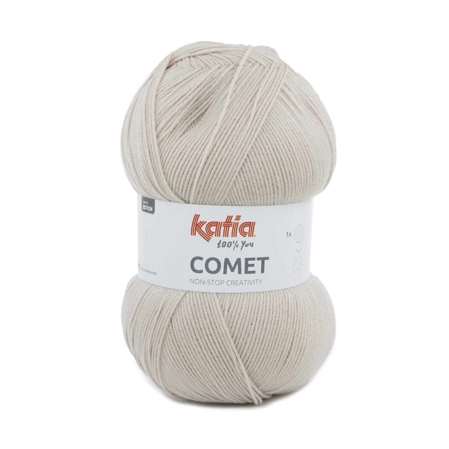 Lana Katia Comet – Ovillo con Brillo Metalizado 300 g