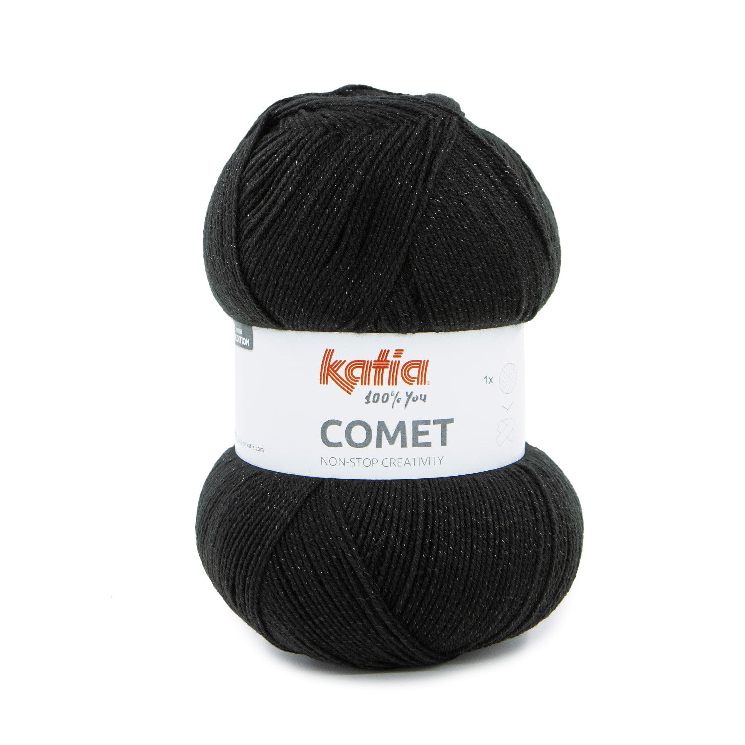 Lana Katia Comet – Ovillo con Brillo Metalizado 300 g
