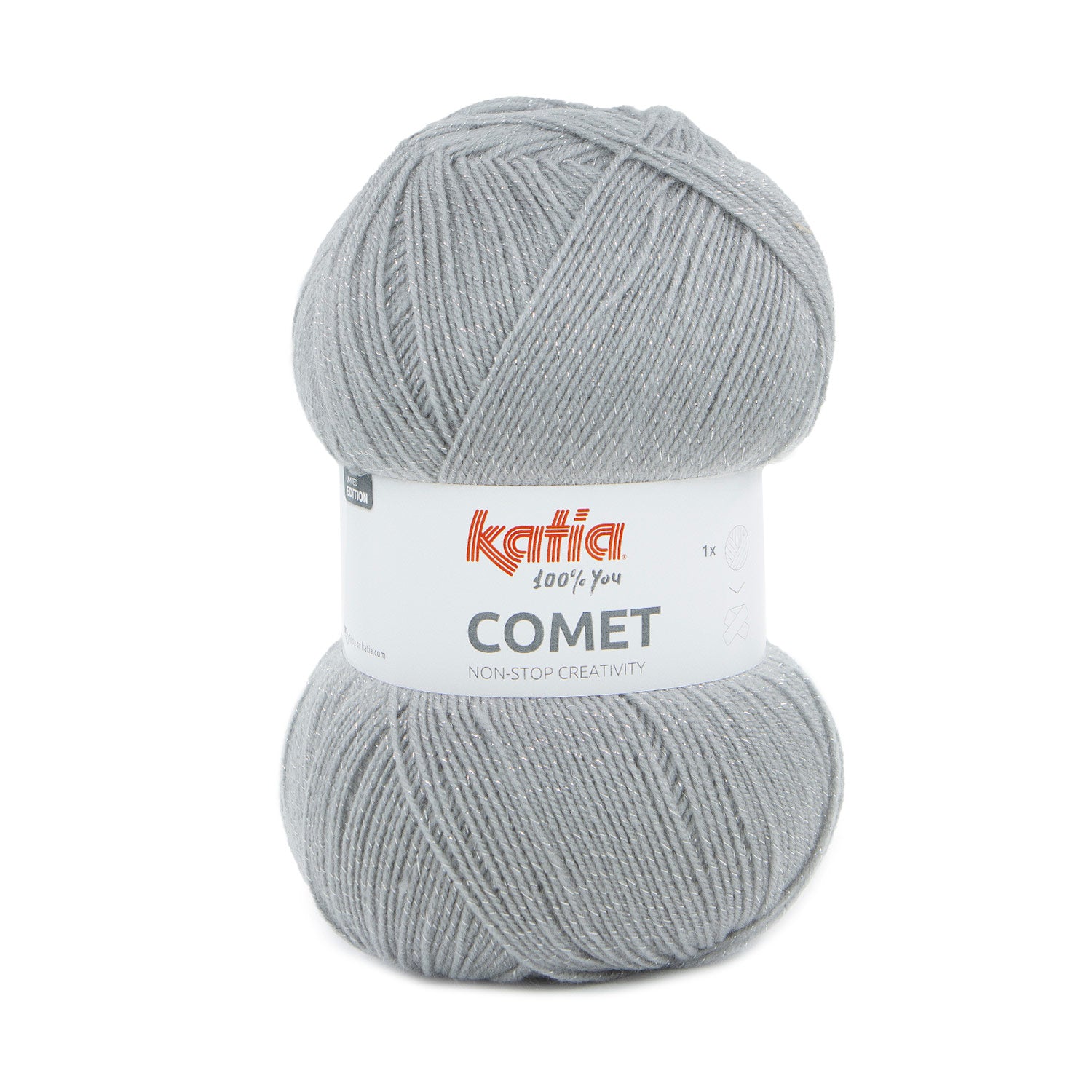 Lana Katia Comet – Ovillo con Brillo Metalizado 300 g