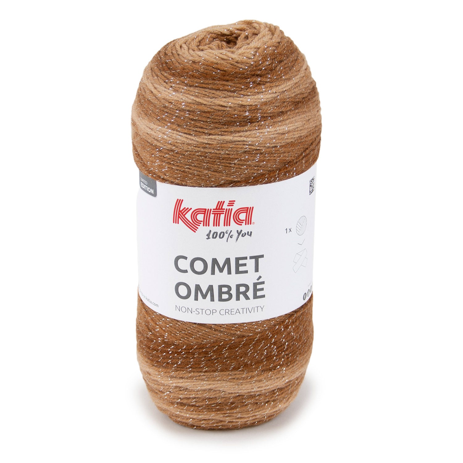 Lana Katia Comet Ombré – Ovillo Degradado con Brillo Metalizado