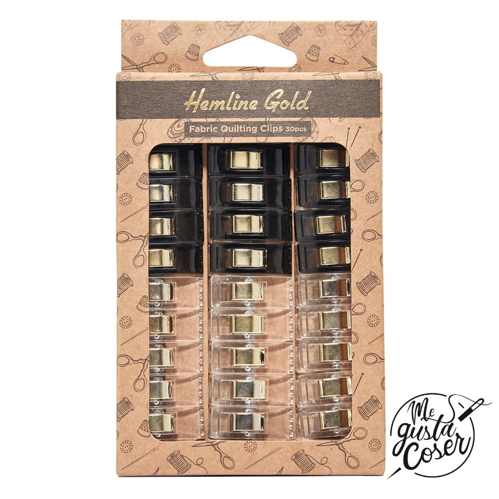 Pinzas para Tela y Patchwork Hemline – Pack de 30 unidades
