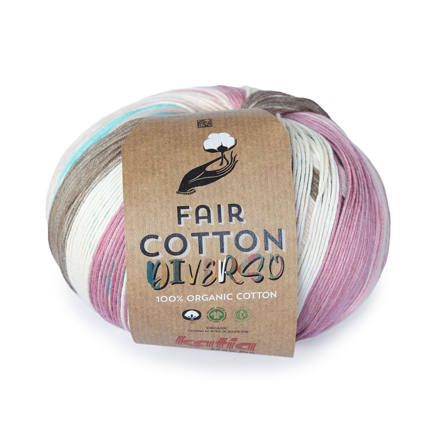Algodón orgánico multicolor Fair Cotton Diverso Katia