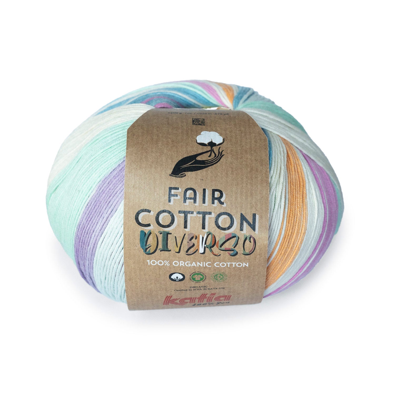 Algodón orgánico multicolor Fair Cotton Diverso Katia