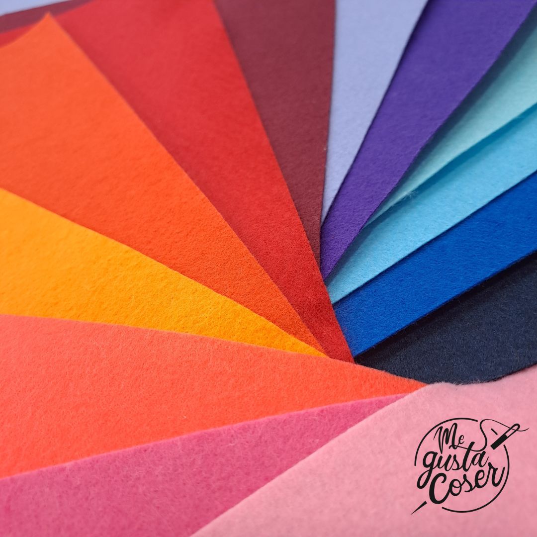 Fieltro textil 100 % poliéster – Color liso