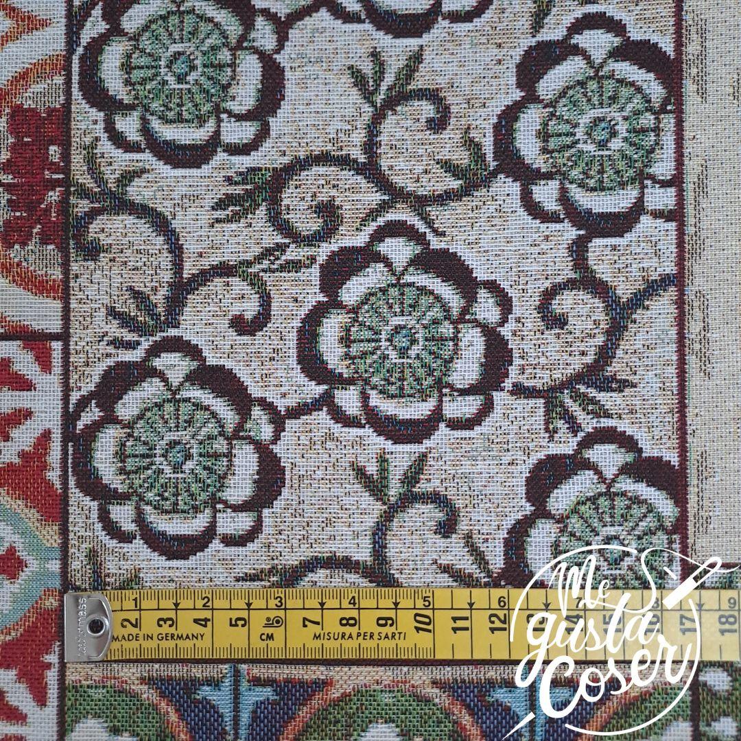 Tejido Jacquard Gobelino Patchwork – Ancho 280 cm