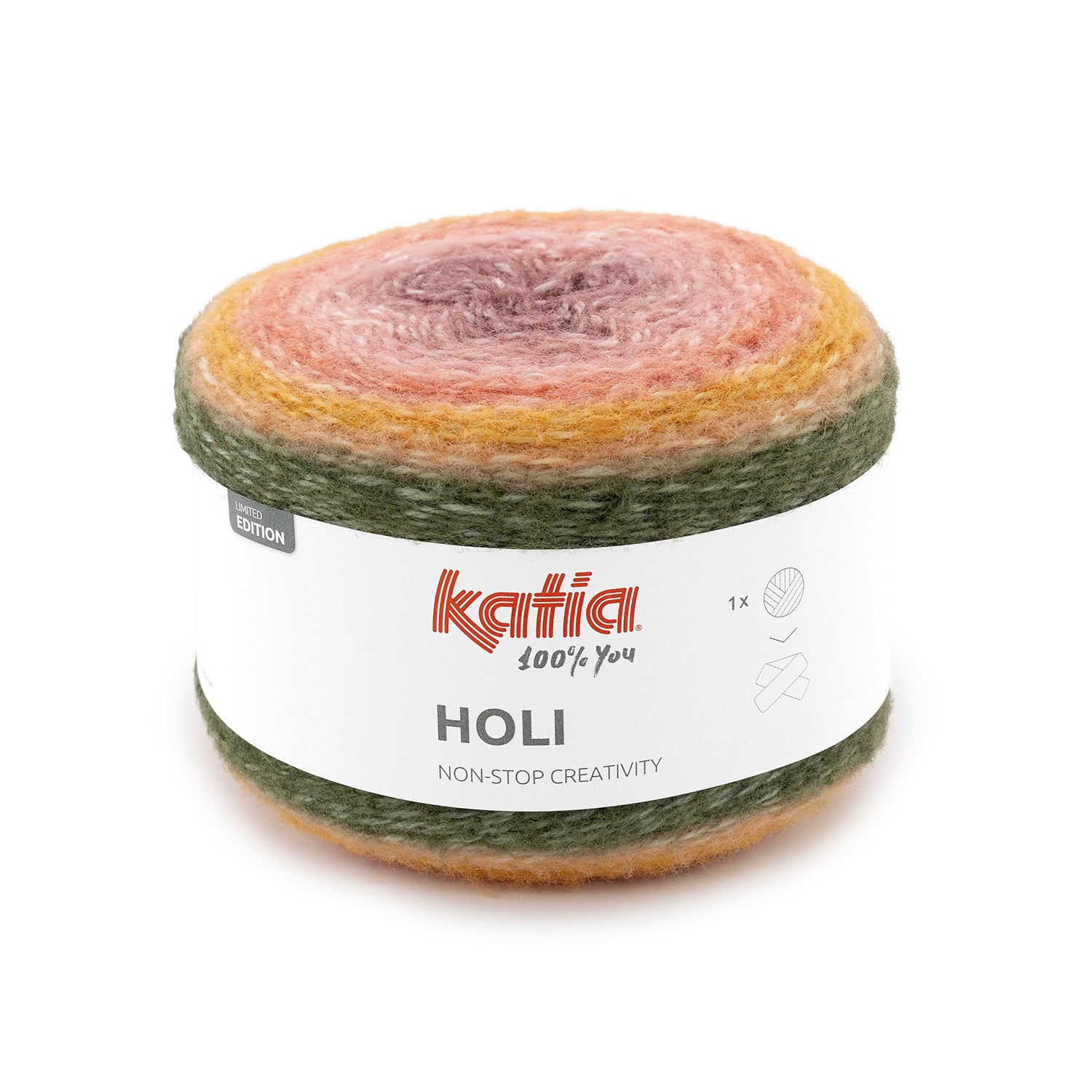 Lana Katia Holi– Ovillo multicolor 200g