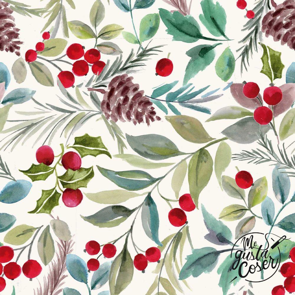 Canva Loneta de algodón con estampado navideño Xmas – Katia Fabrics