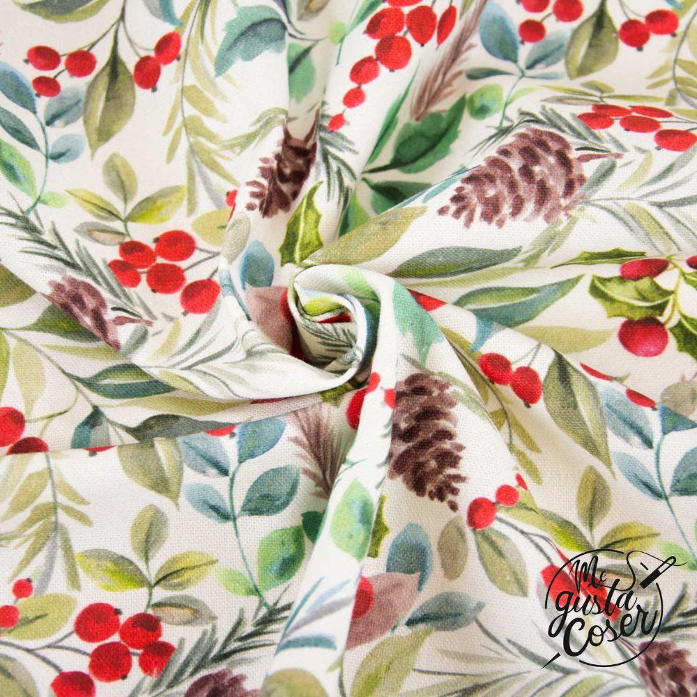 Canva Loneta de algodón con estampado navideño Xmas – Katia Fabrics