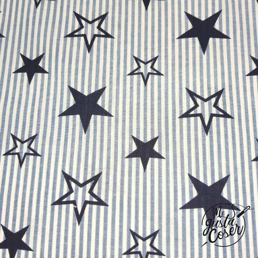 Algodón Estrella Navy