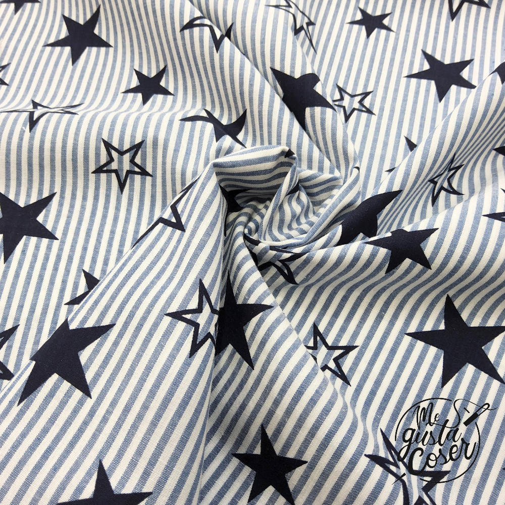 Algodón Estrella Navy