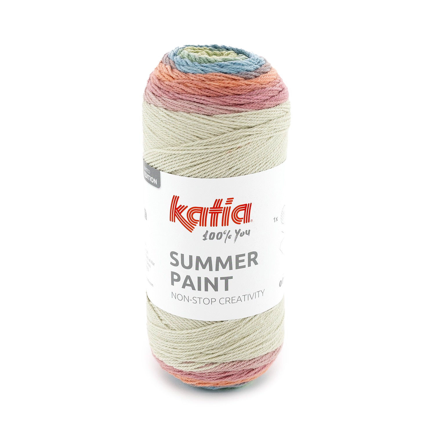 Hilo mezcla algodón multicolor Summer Paint Katia