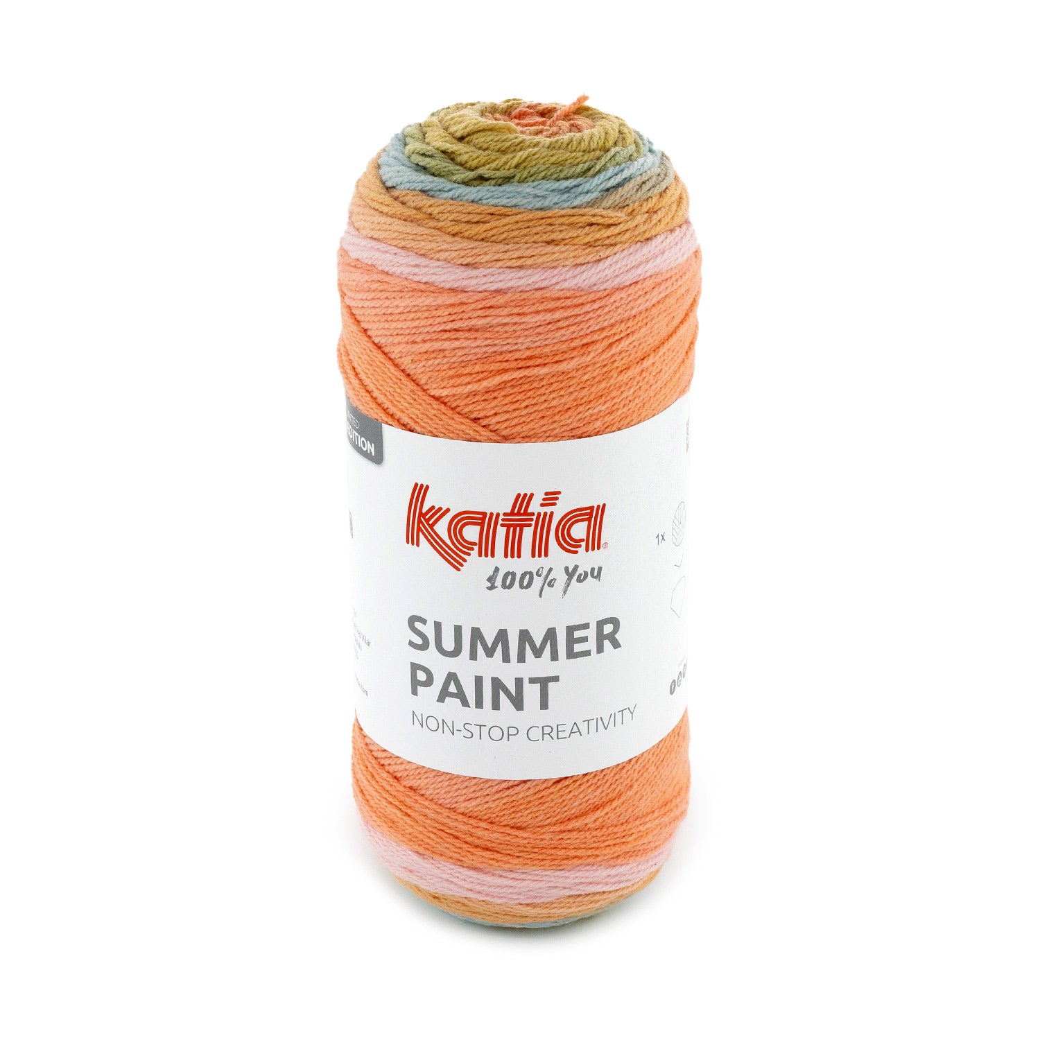 Hilo mezcla algodón multicolor Summer Paint Katia