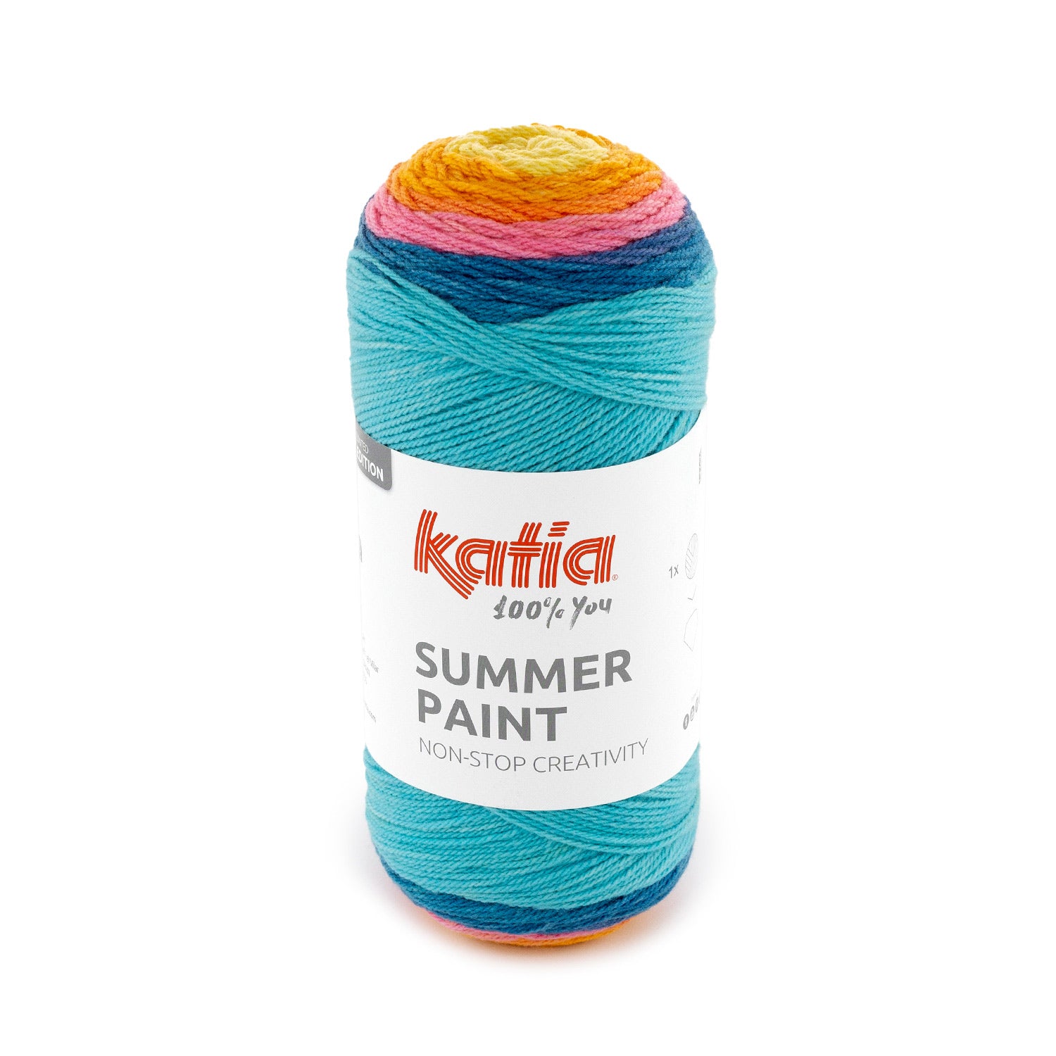 Hilo mezcla algodón multicolor Summer Paint Katia