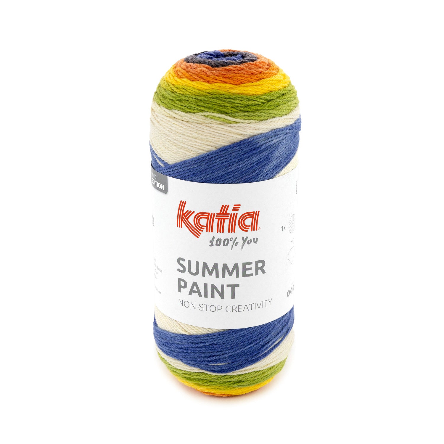 Hilo mezcla algodón multicolor Summer Paint Katia