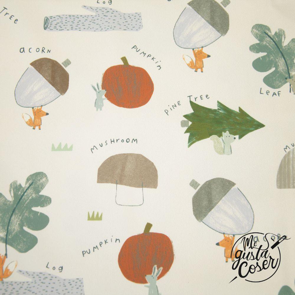 Tela impermeable Raincoat PU Winter Harvest – Katia Fabrics