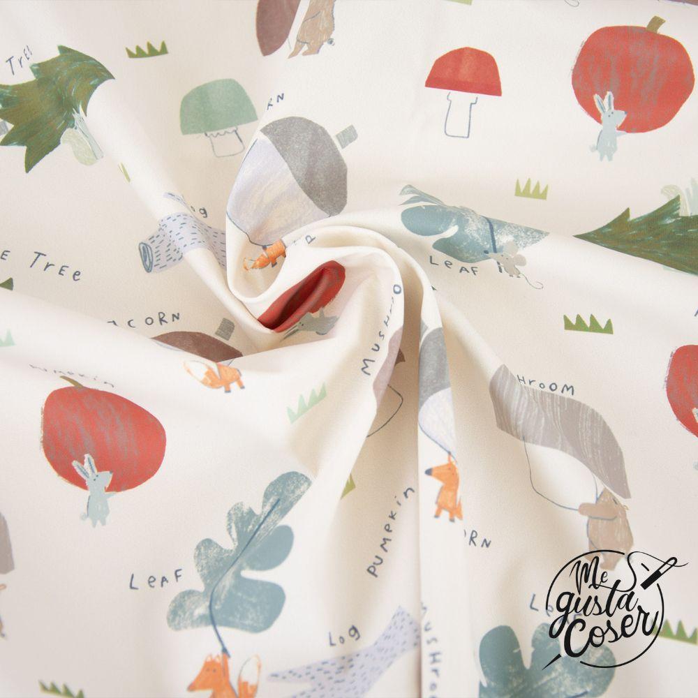 Tela impermeable Raincoat PU Winter Harvest – Katia Fabrics