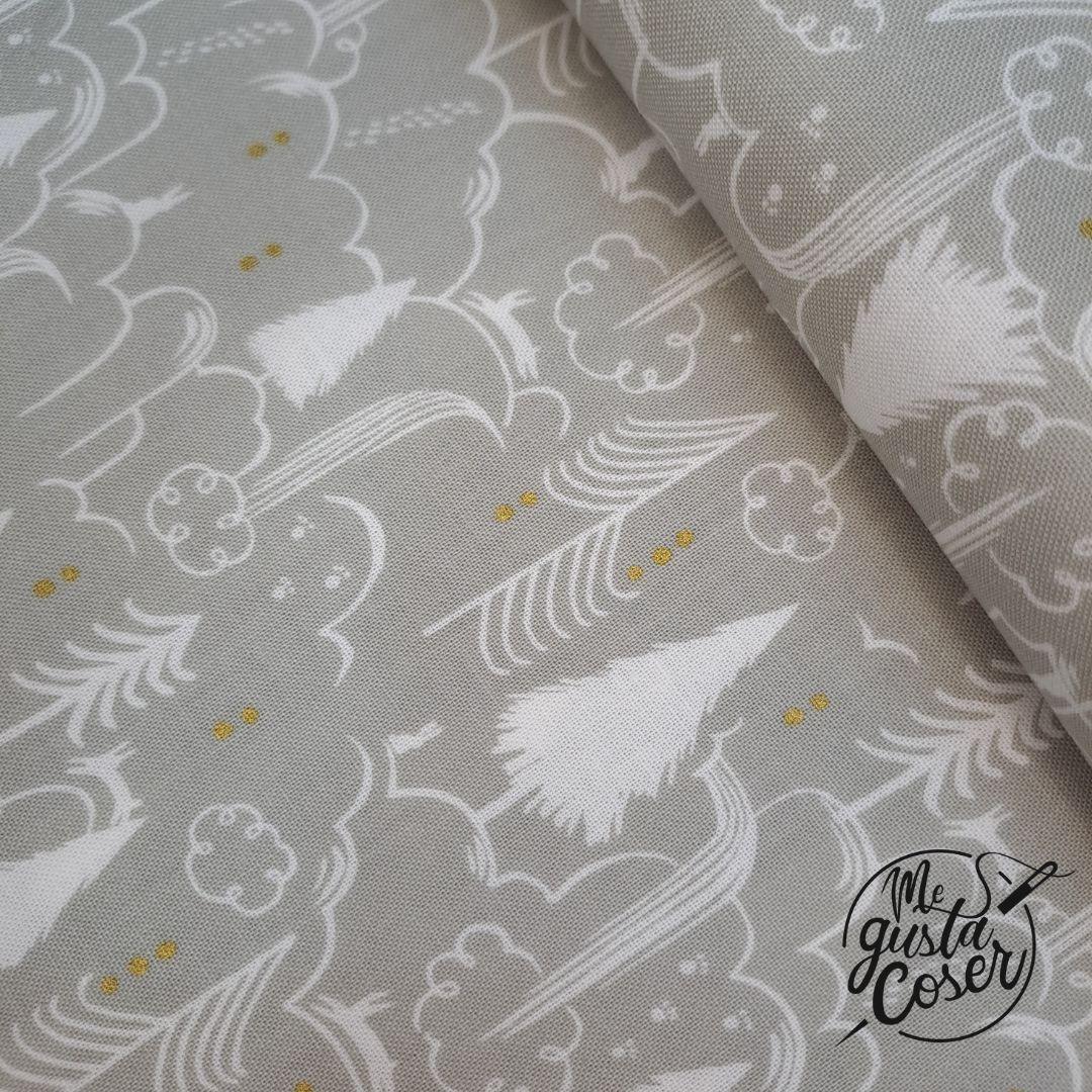 Tela patchwork Cotton and Steel Sleeptight Navidad 2047 7