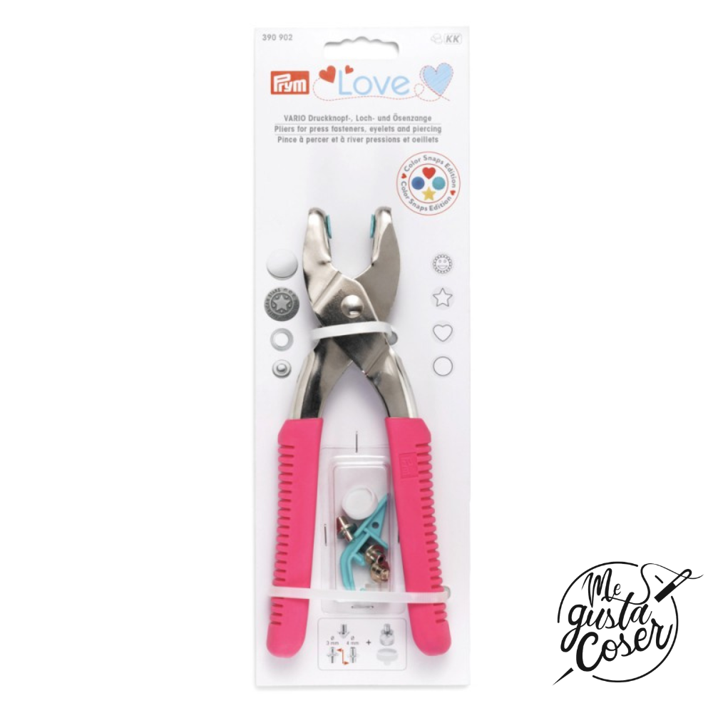 Alicates Prym Love Vario para snaps, ojales y perforaciones