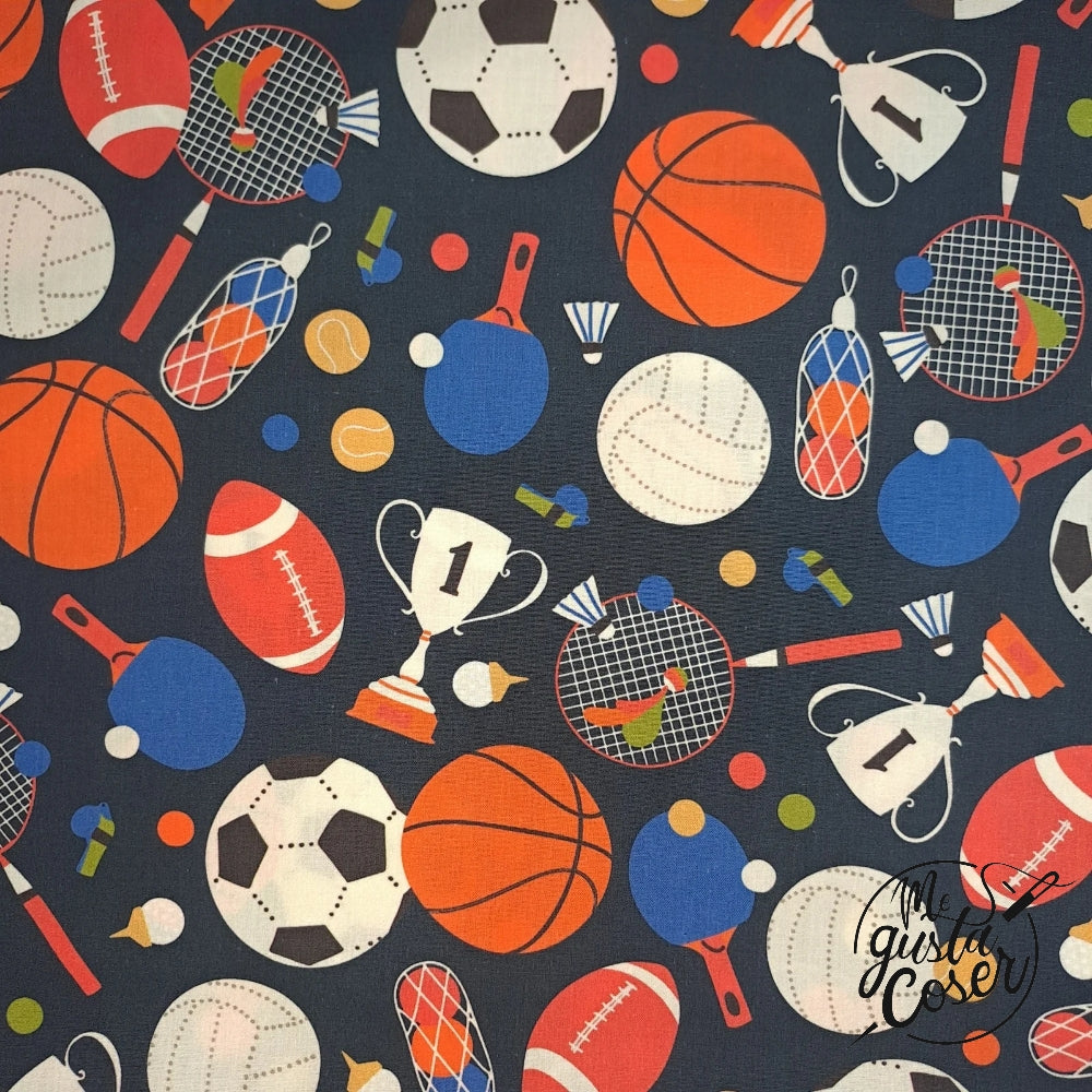 Tela popelín Sport balon