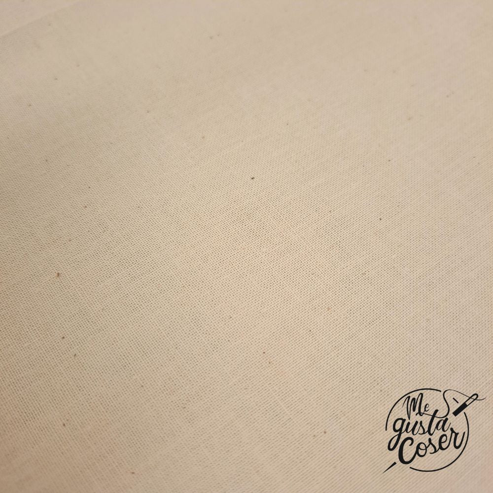 Lienzo moreno 100% algodón - Ancho 170 cm