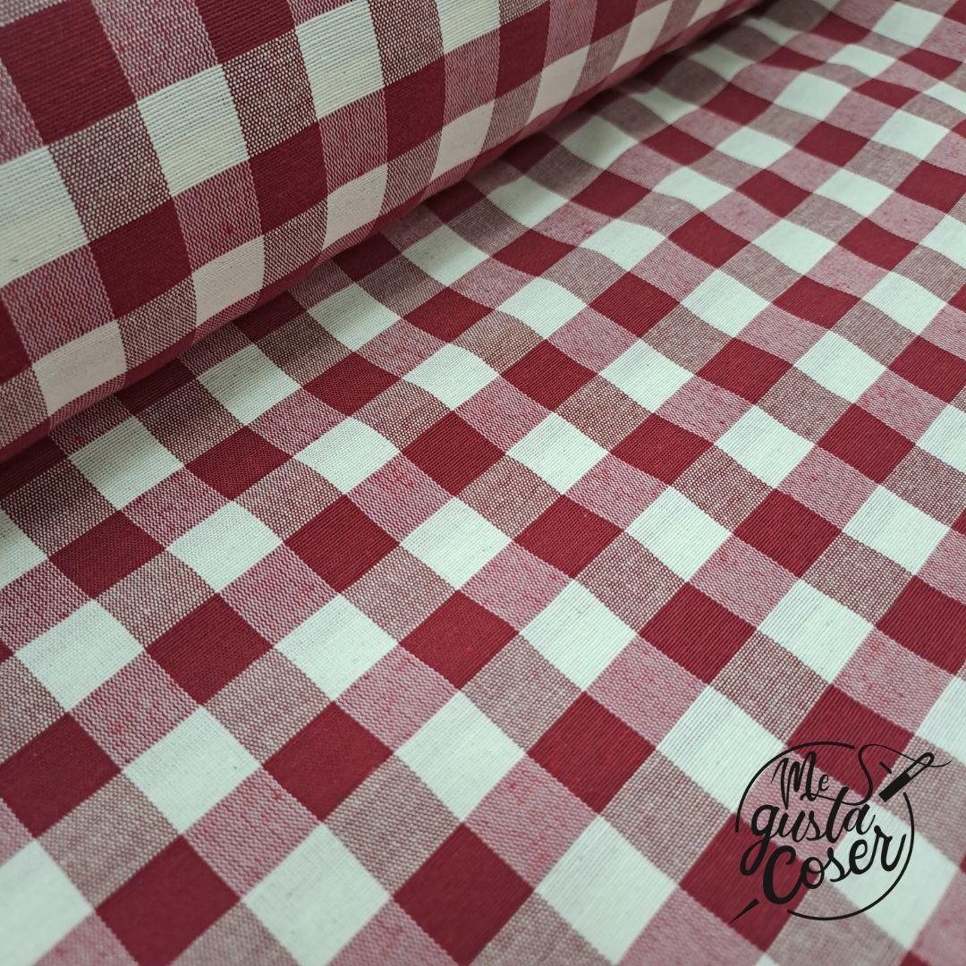 Loneta de cuadros vichy 1,5 cm – Ancho 280 cm