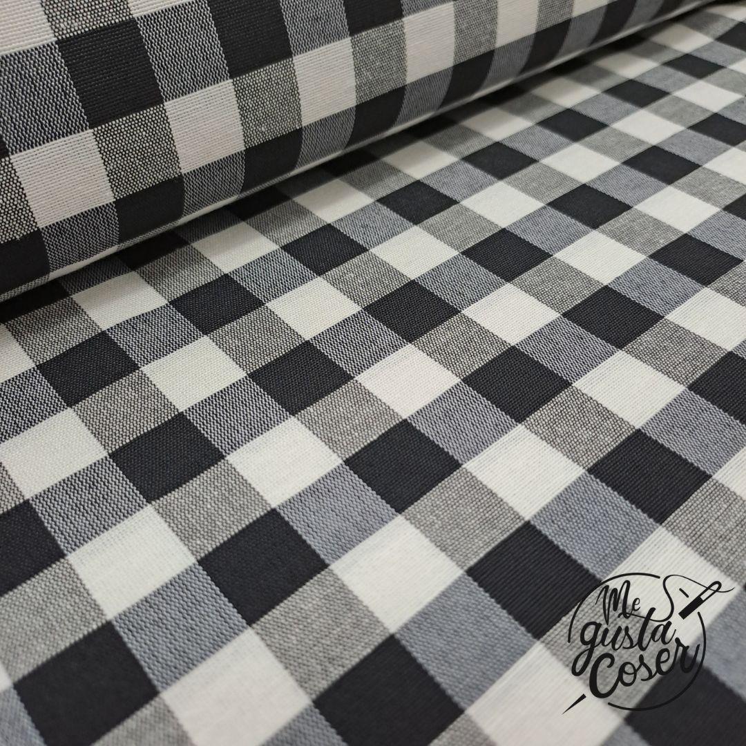 Loneta de cuadros vichy 1,5 cm – Ancho 280 cm