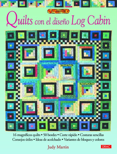 Quilts con el diseño de log cabin