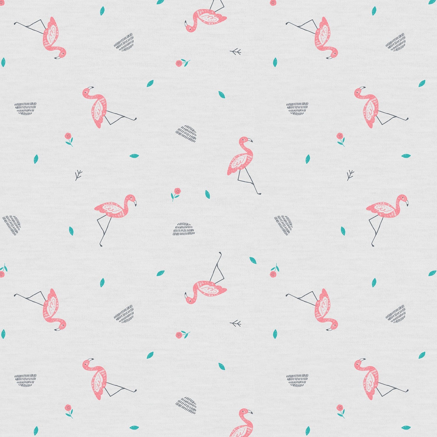 Tela Jersey Savanna Flamingo