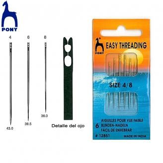 Agujas para ciego 4/8