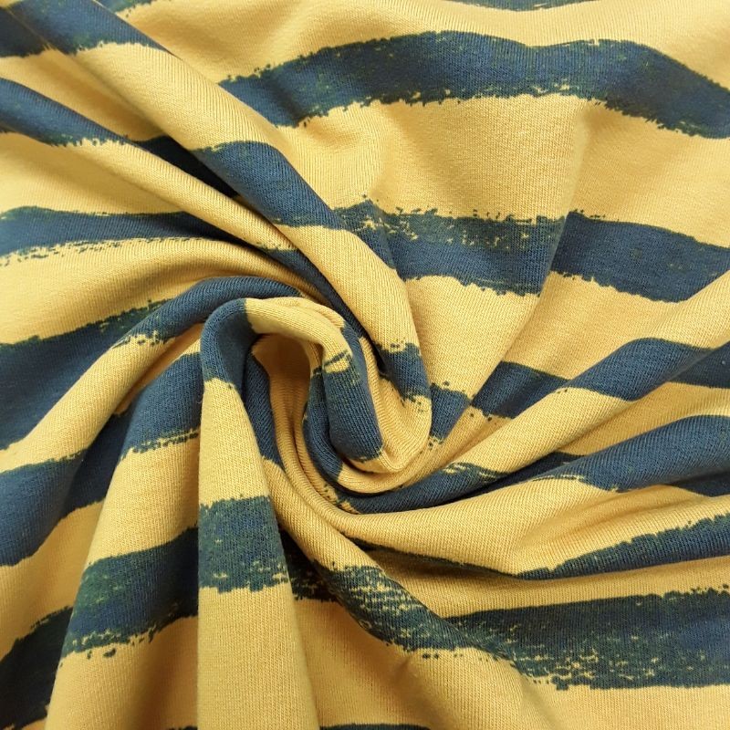Punto sudadera rayas mostaza