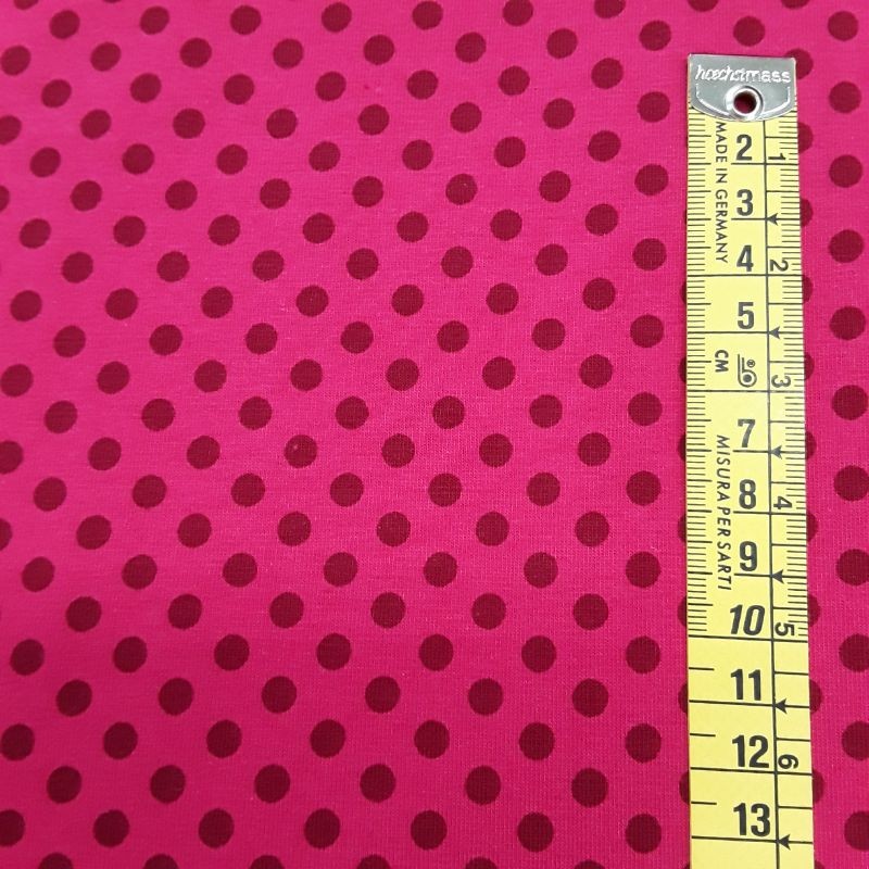 Punto jersey lunar fucsia