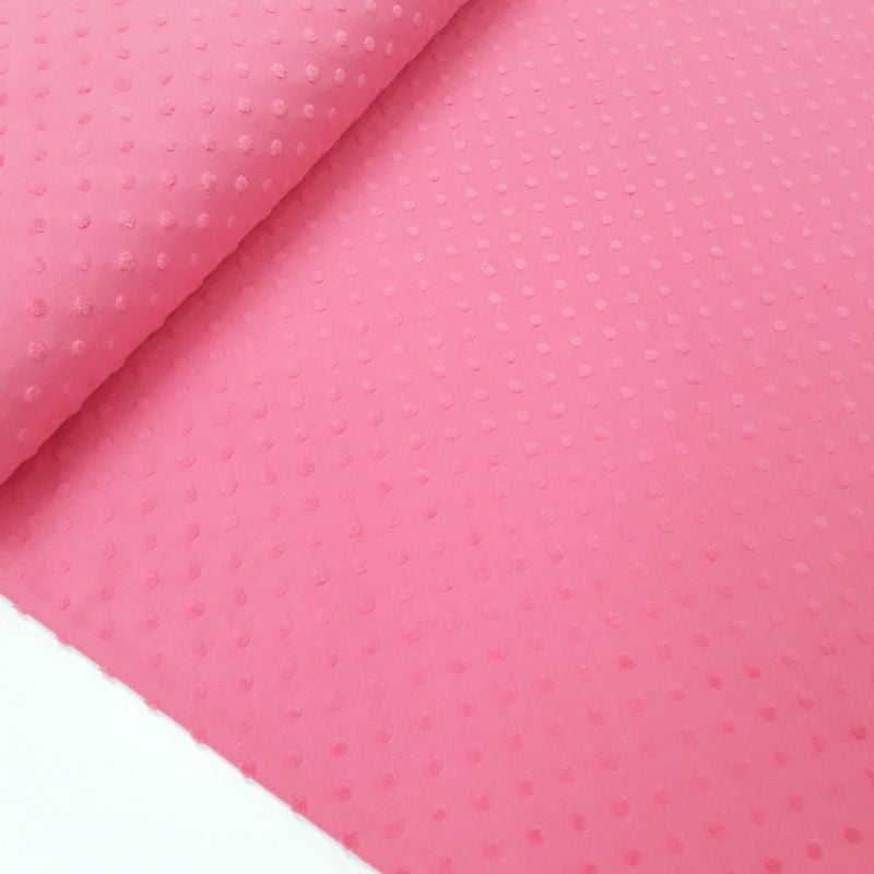 Punto jersey camiseta topitos en relieve