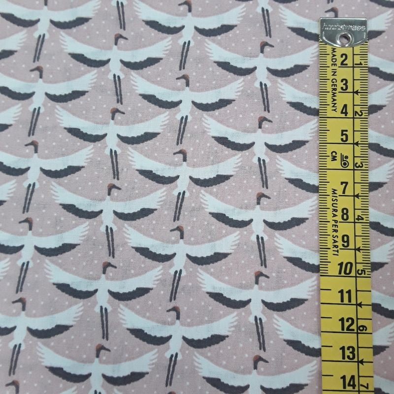 Tela Popelin grullas