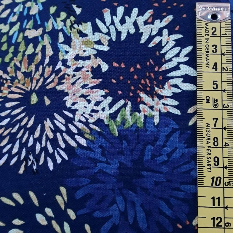 Tela patchwork aria marino