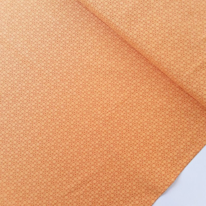 Tela patchwork círculos amarillos