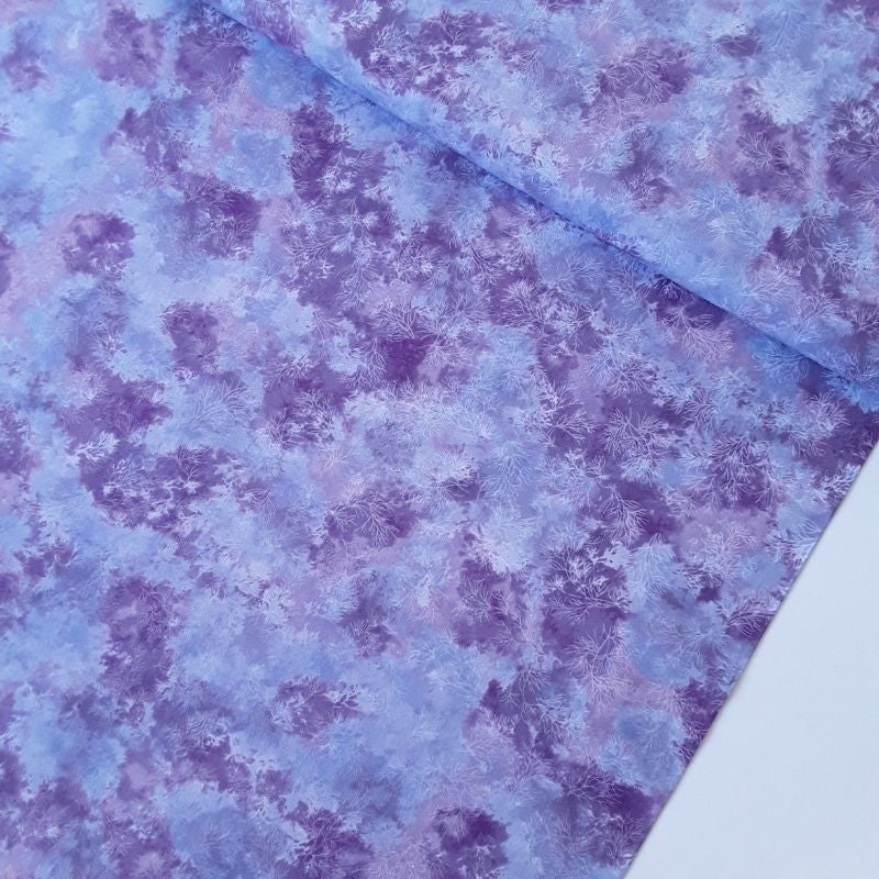 Tela patchwork ramas 2 tonos malvas