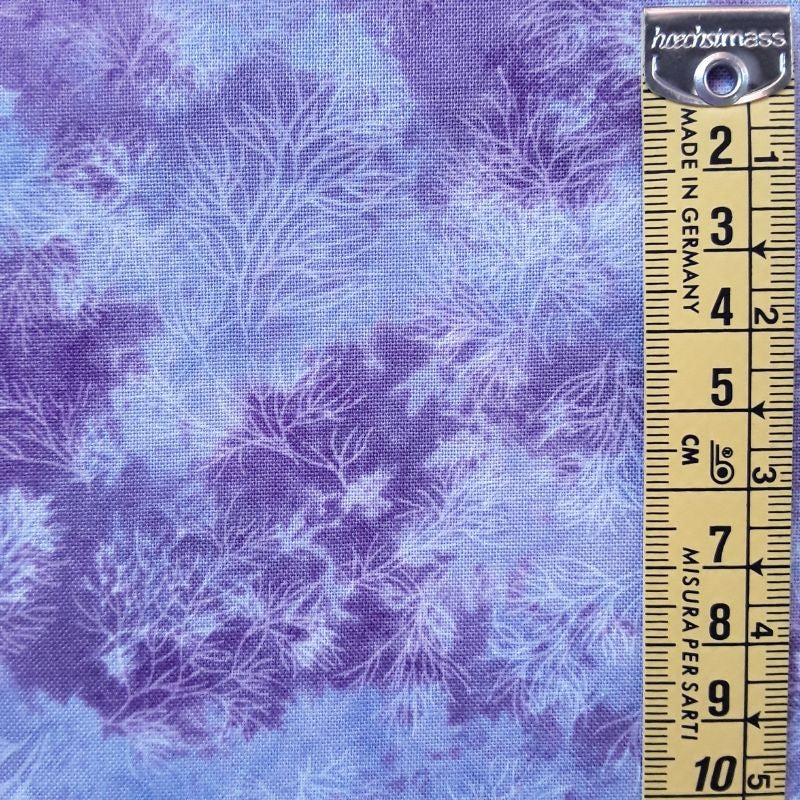 Tela patchwork ramas 2 tonos malvas