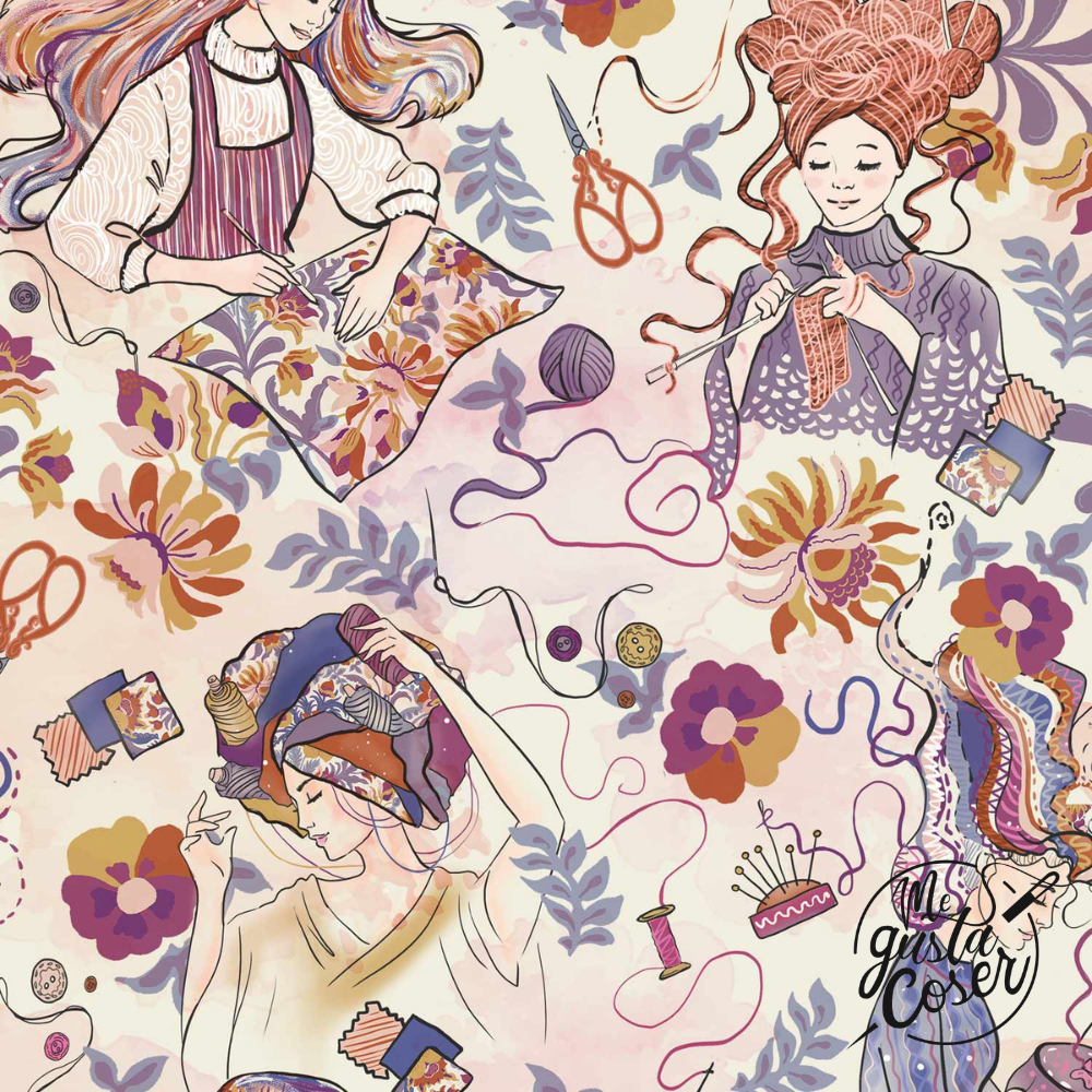 Tela de popelín Knit sew dream – Katia Fabrics