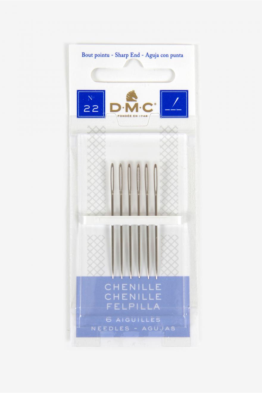 Agujas de Chenilla DMC | Para Bordado con Cintas, Hilos Gruesos y Lana