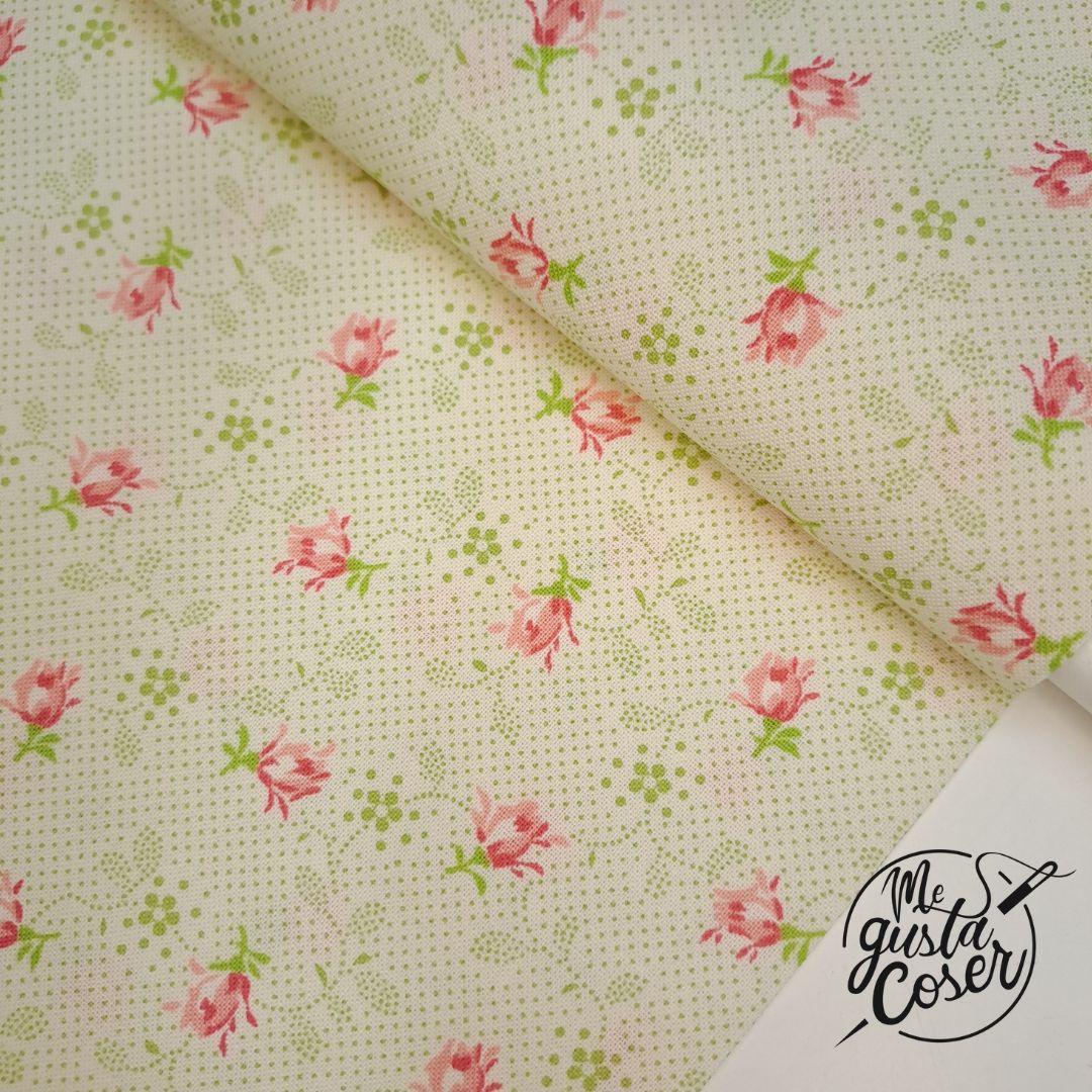 Tela Patchwork floral Bonbon bebe 22454