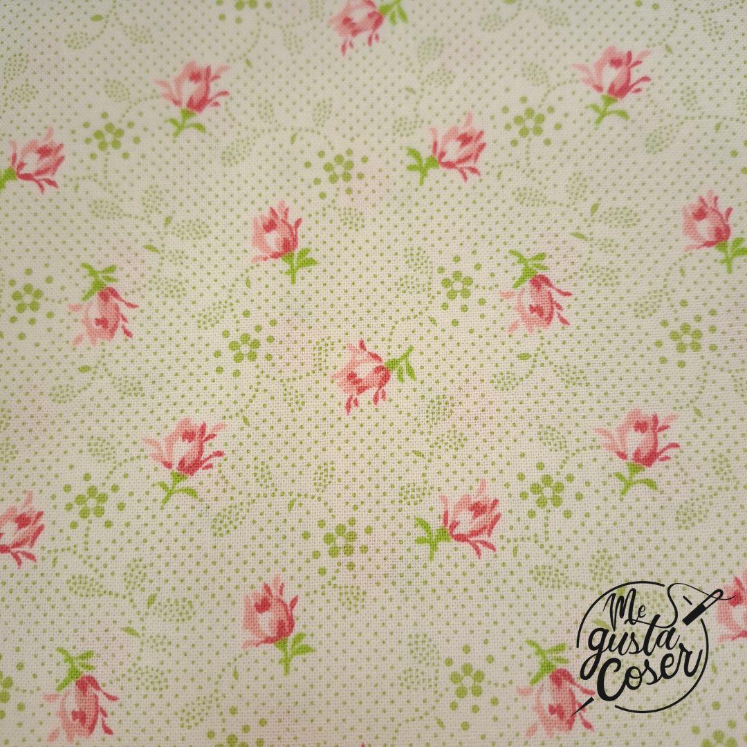 Tela Patchwork floral Bonbon bebe 22454