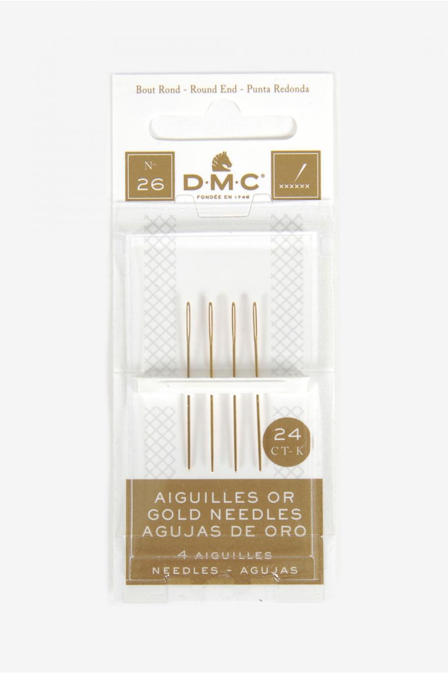 Agujas de Tapicería Gold DMC | Doradas para Medio Punto y Petit Point