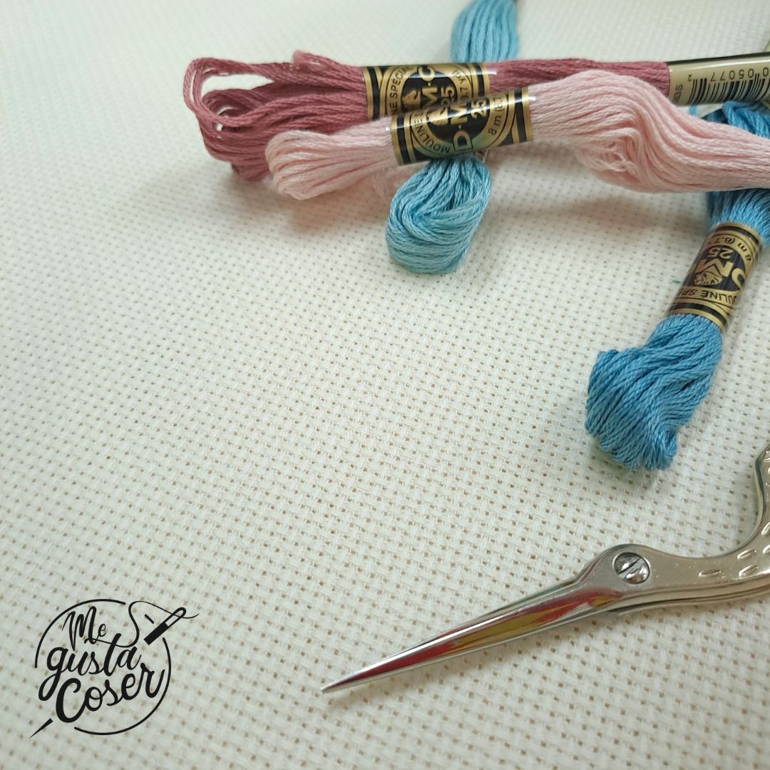 Tela Aida 14 ct 100% algodón – Ancho 150 cm